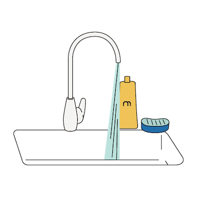 Turn On | 8 Verbs to Describe Washing Hands Turn On | 8 Verbs to Describe Washing Hands